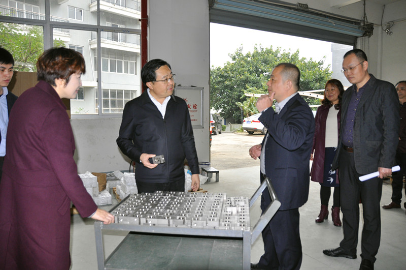 Chengxiang District Secretary Wang Wencai inspected Ruima Electric Manufacturing (Fujian) Co.,Ltd.